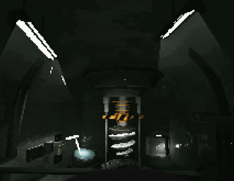 The descent.